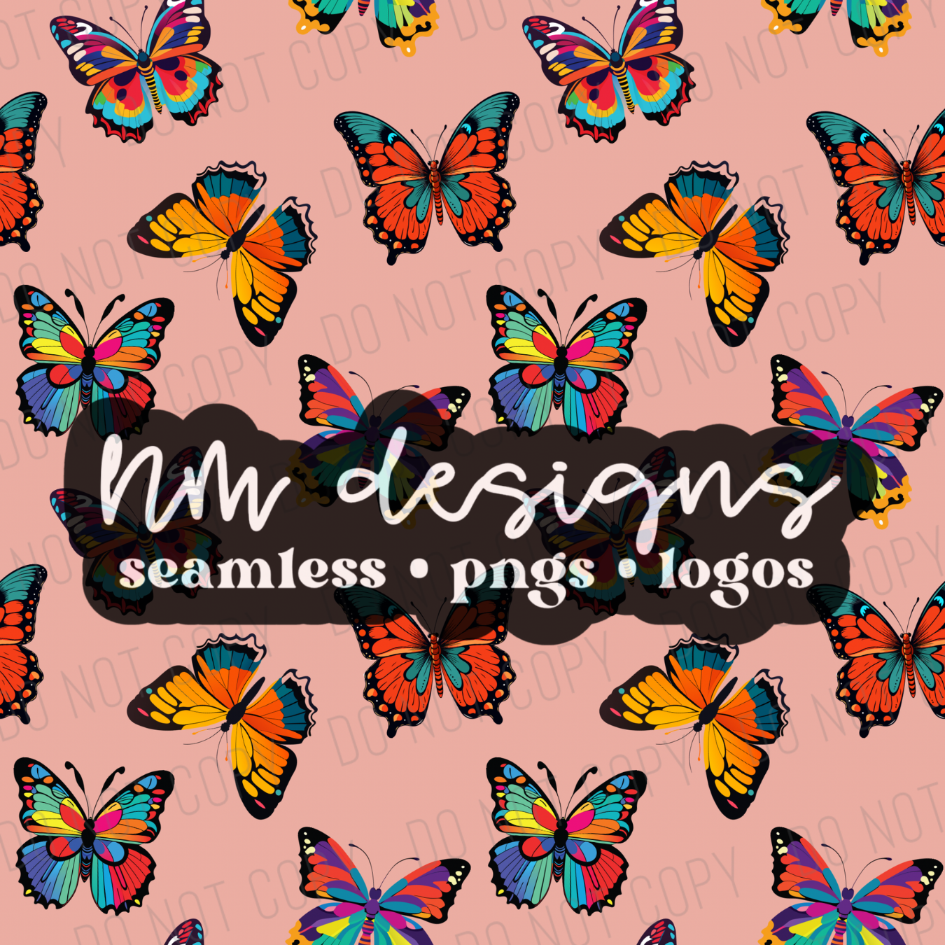 butterflies (salmon)