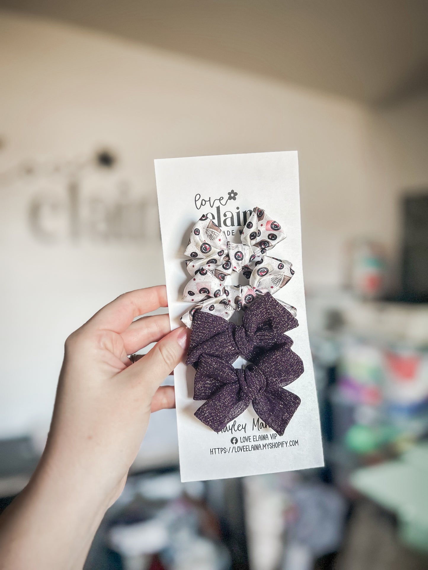 coffee 2.5” pinwheel clips