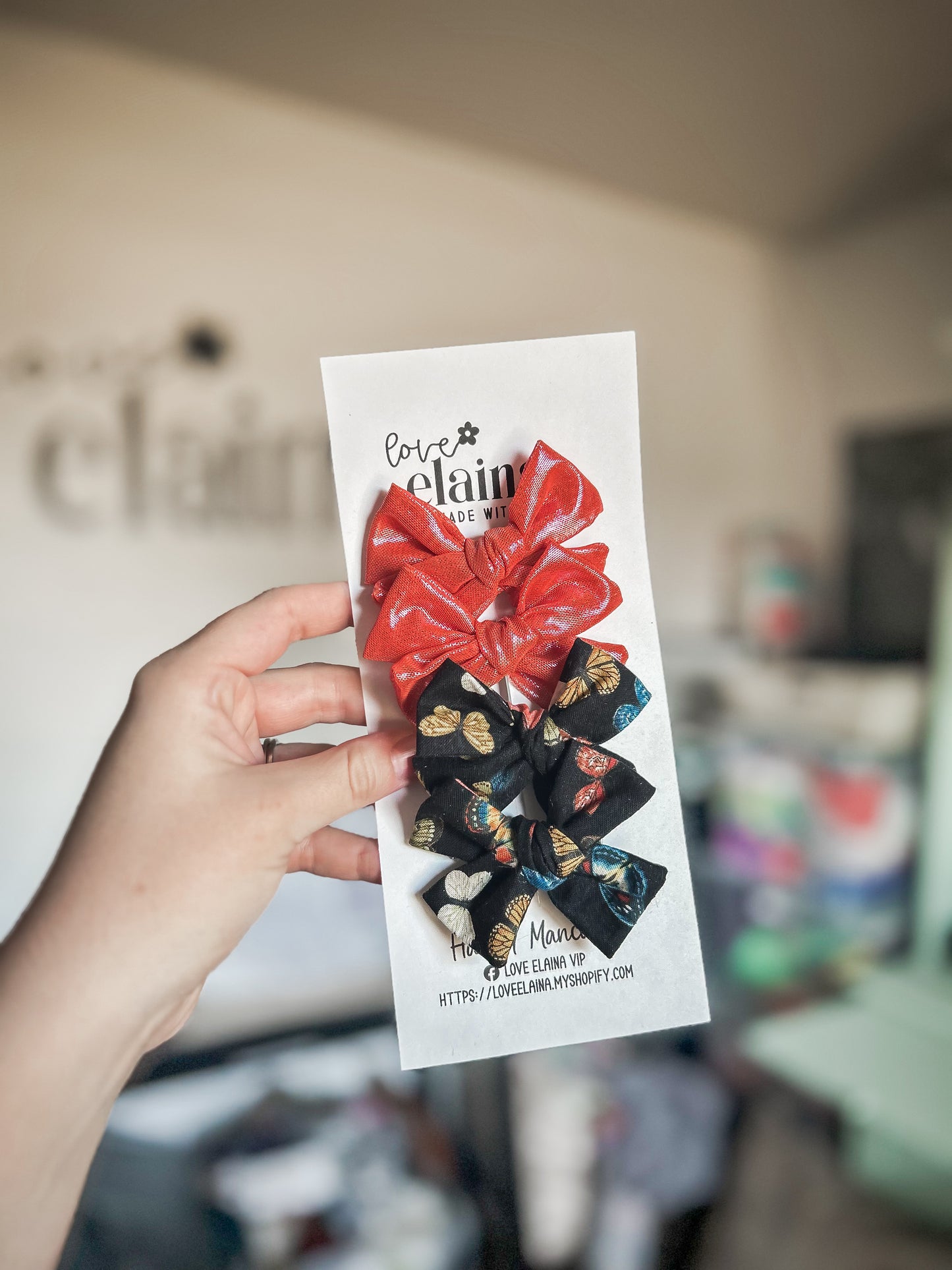 butterfly 2.5” pinwheel clips