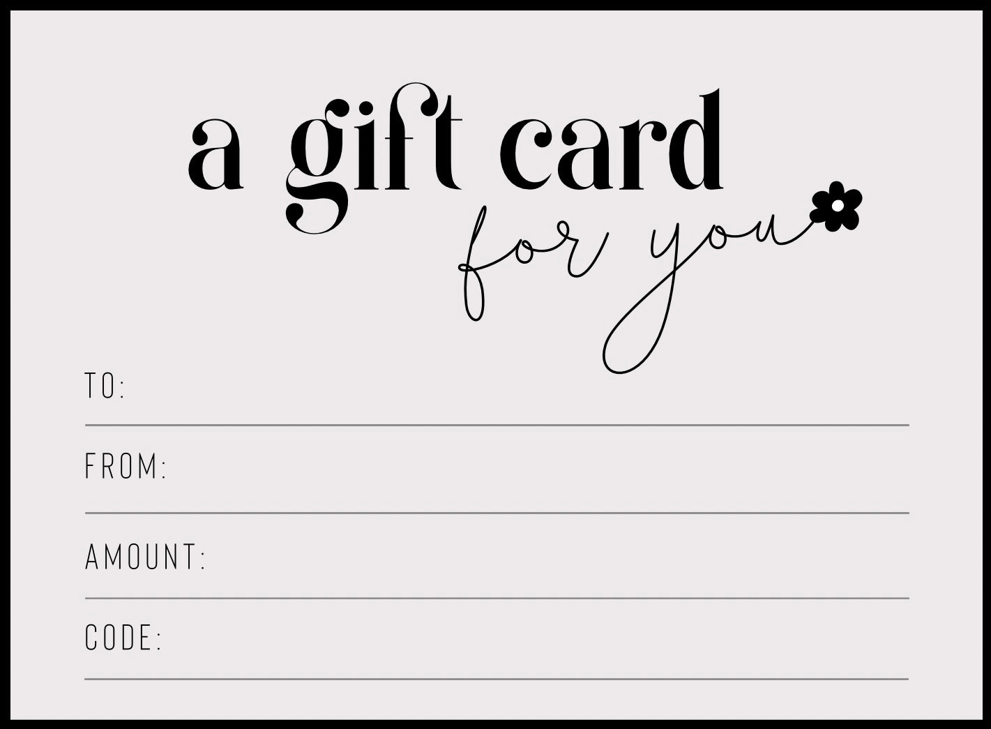 Love Elaina Gift Card