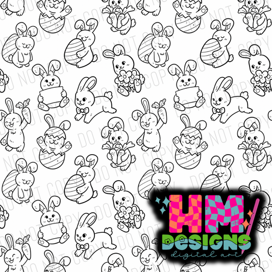 color me bunnies