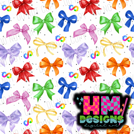 autism awareness bows