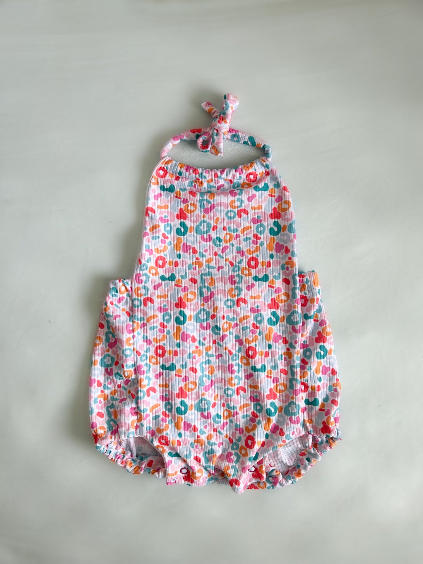 Drawstring Rufflebutt Romper