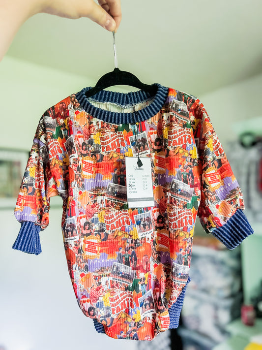 friends-giving 6-9 bubble romper