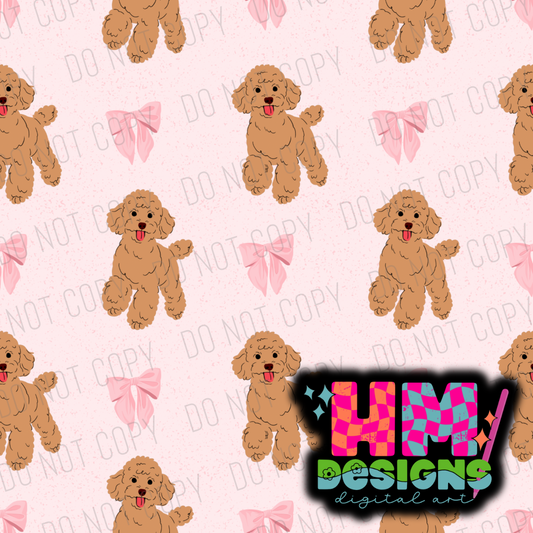 golden doodle bows