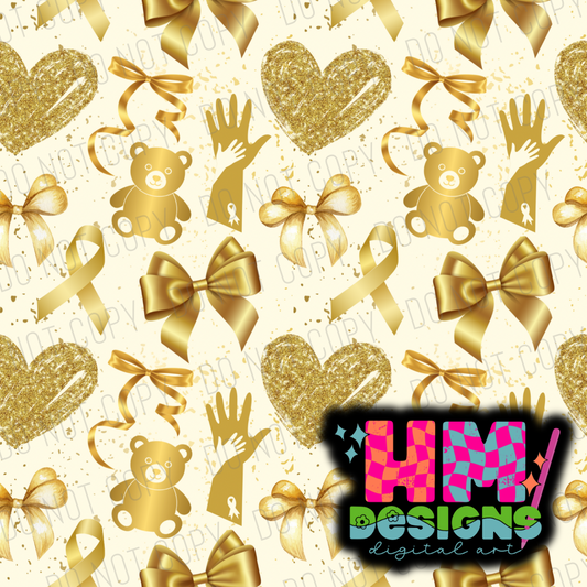 childhood cancer awareness bows