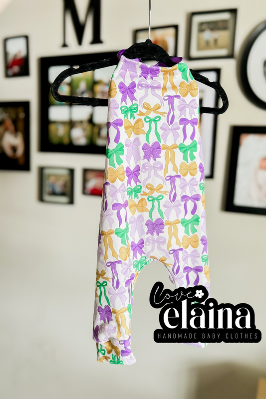 Drawstring Romper 3-6m