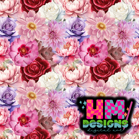 floral collage