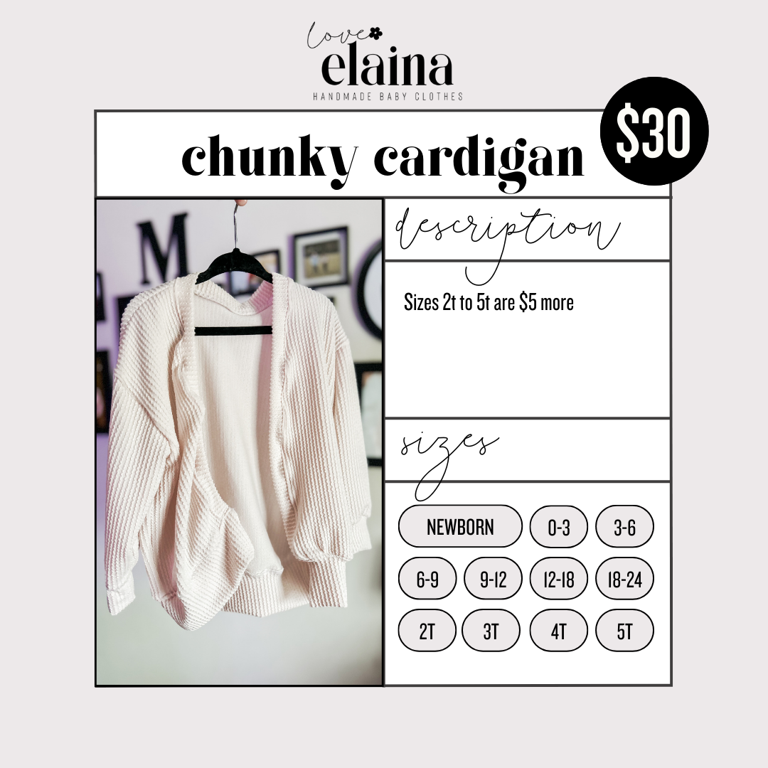Chunky Cardigan