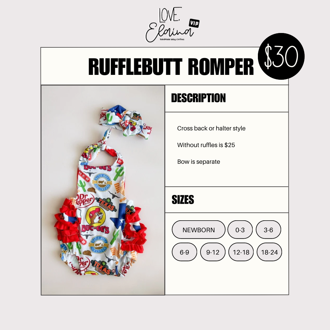 Rufflebutt Romper