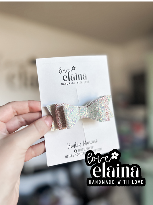 stacked mini faux clip