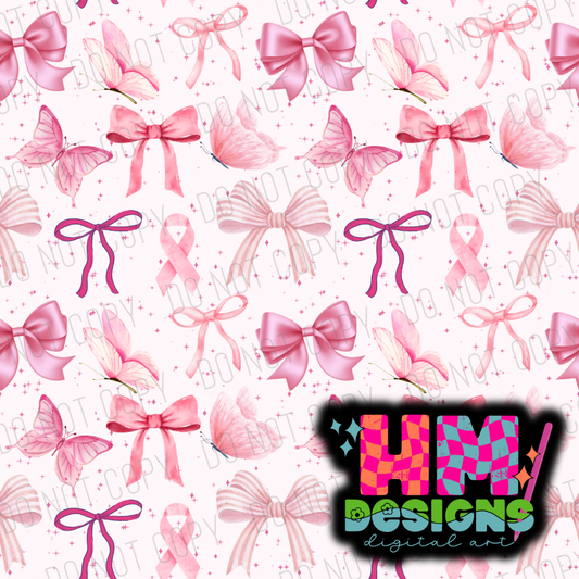 breast cancer awareness bows