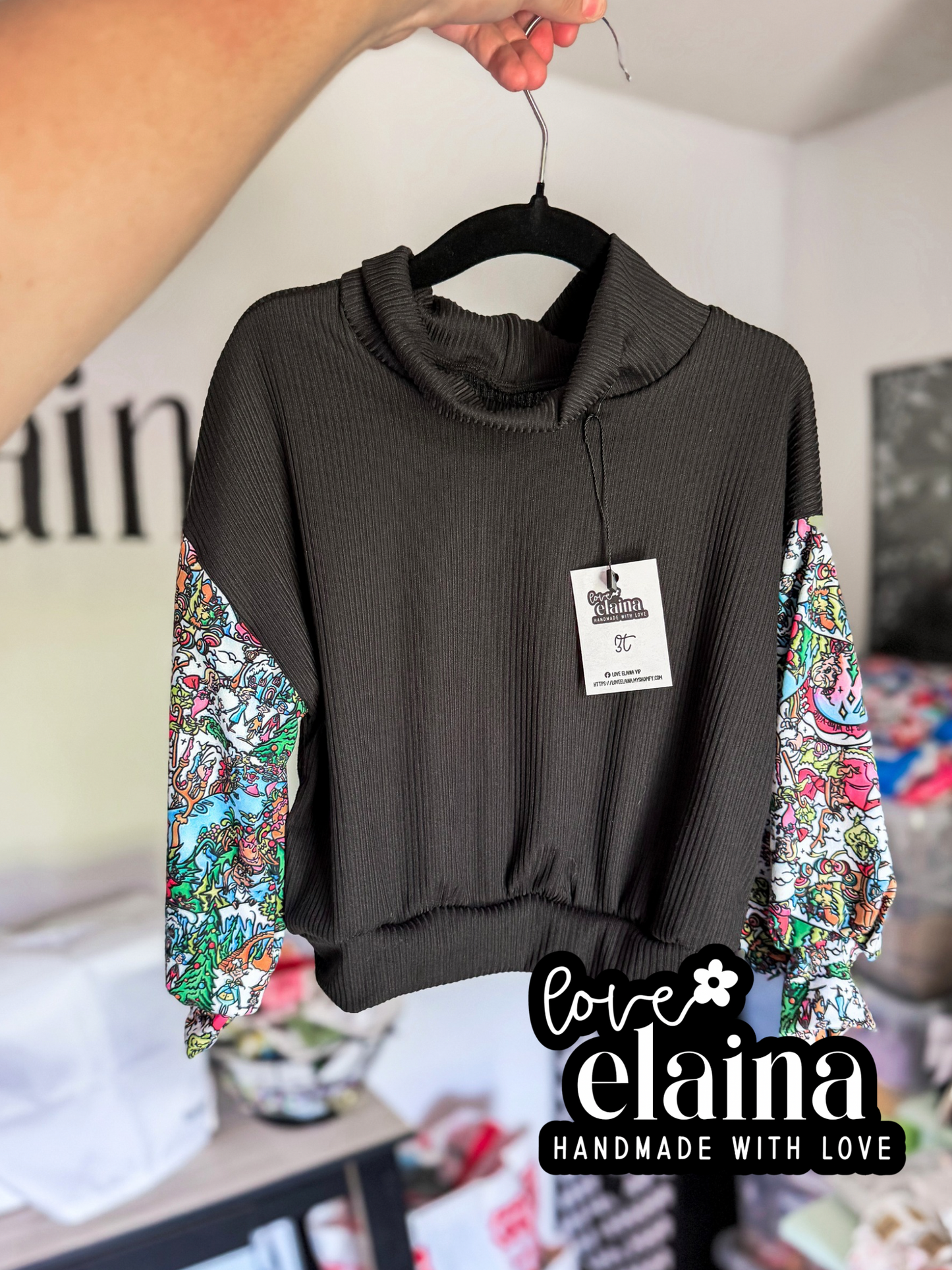 3t mock neck sweater