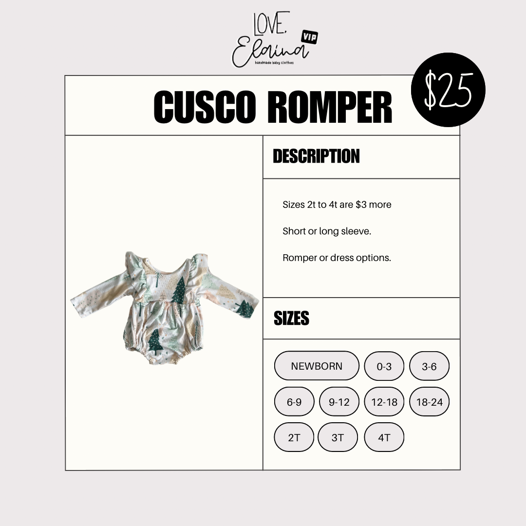 Cusco Romper/Dress