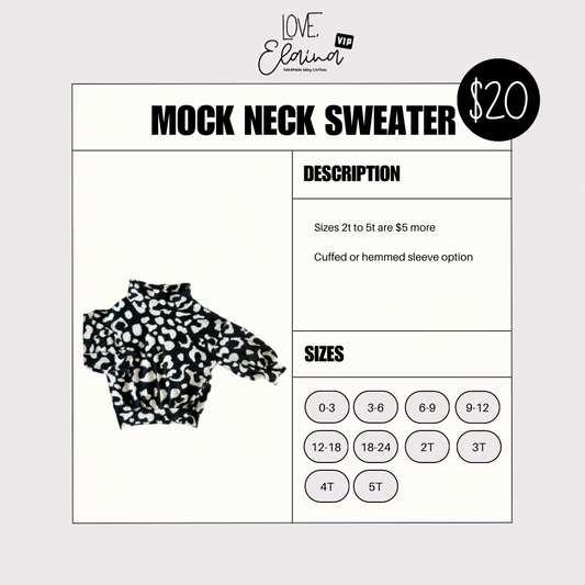 Mock Neck Sweater