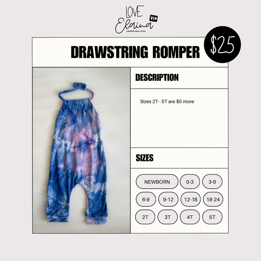 Drawstring Romper