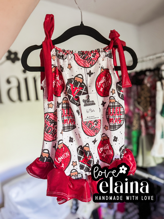 6-9 rose romper