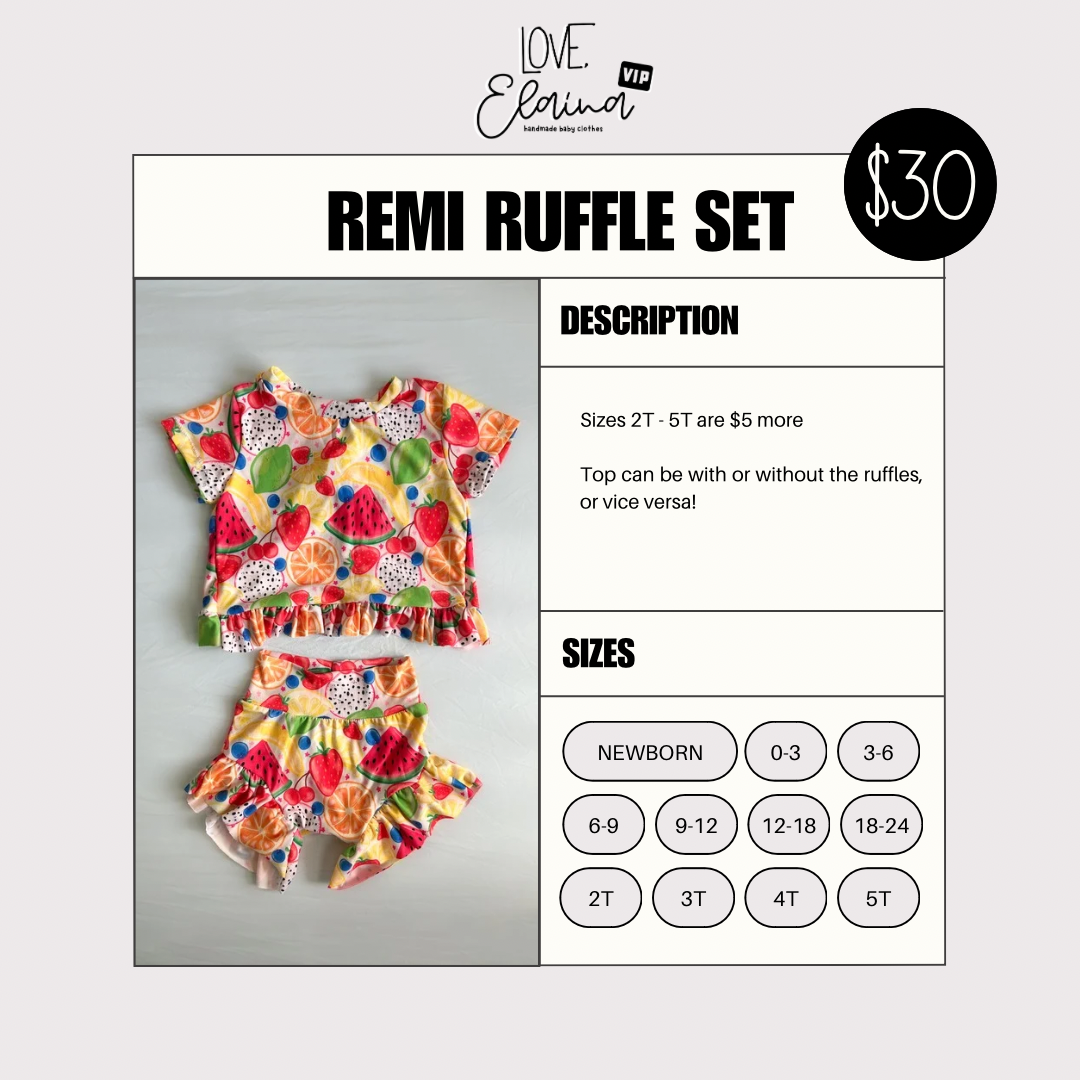 Remi Ruffle Set