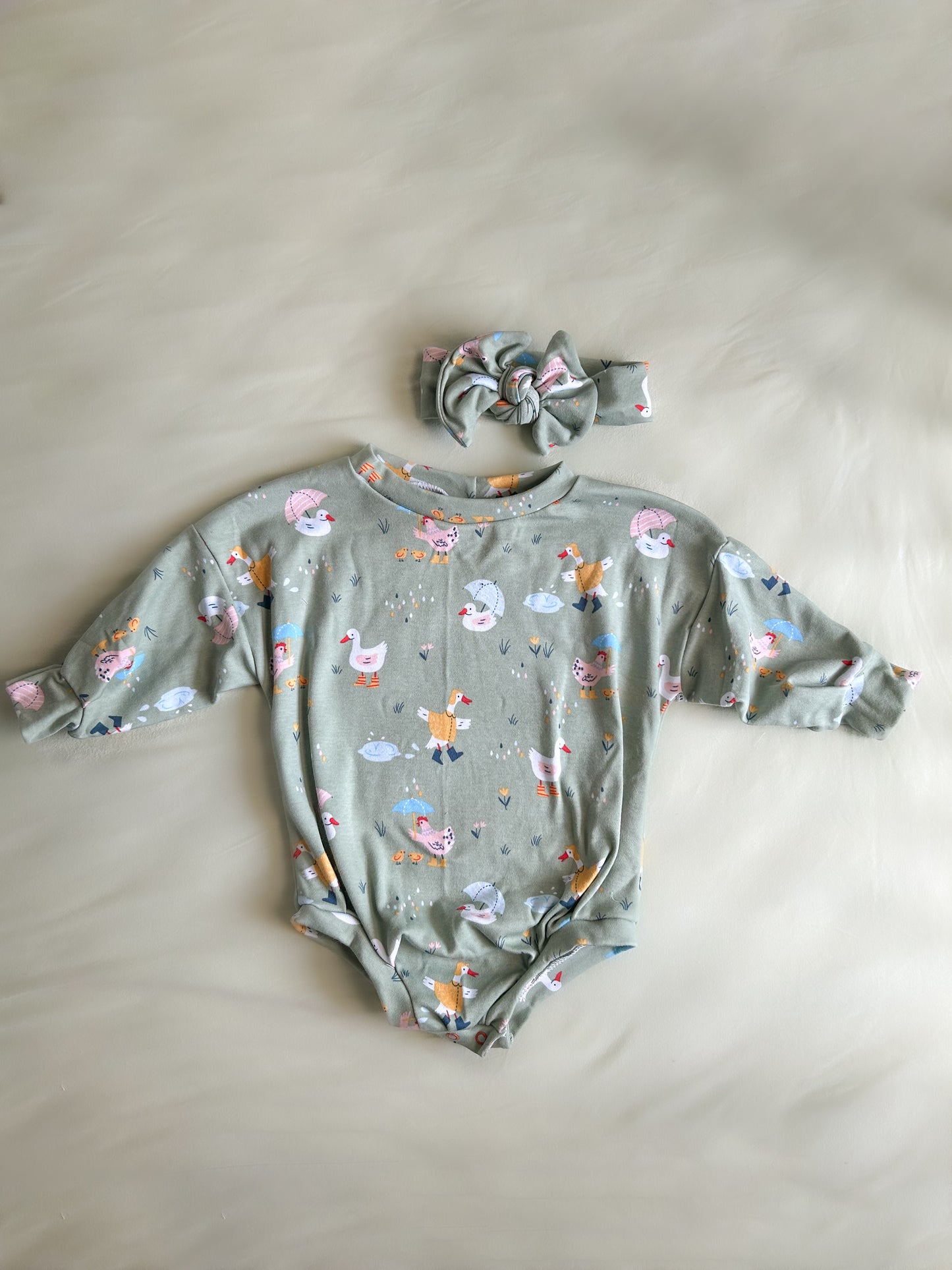 Long Sleeve Bubble Romper