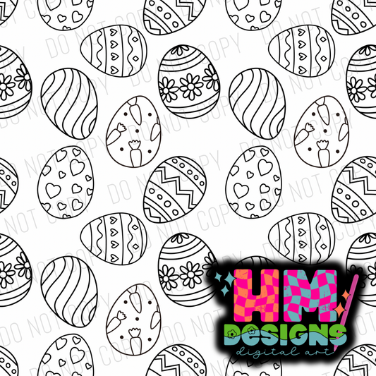 color me eggs