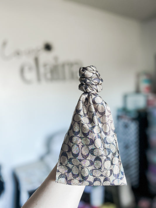 holo top knot toddler wrap