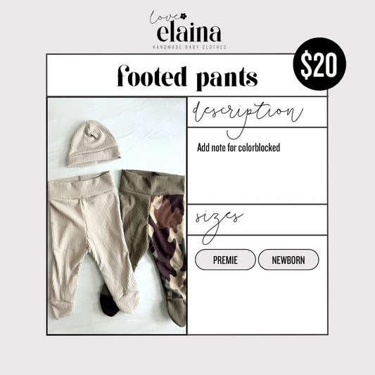 Footed Pants