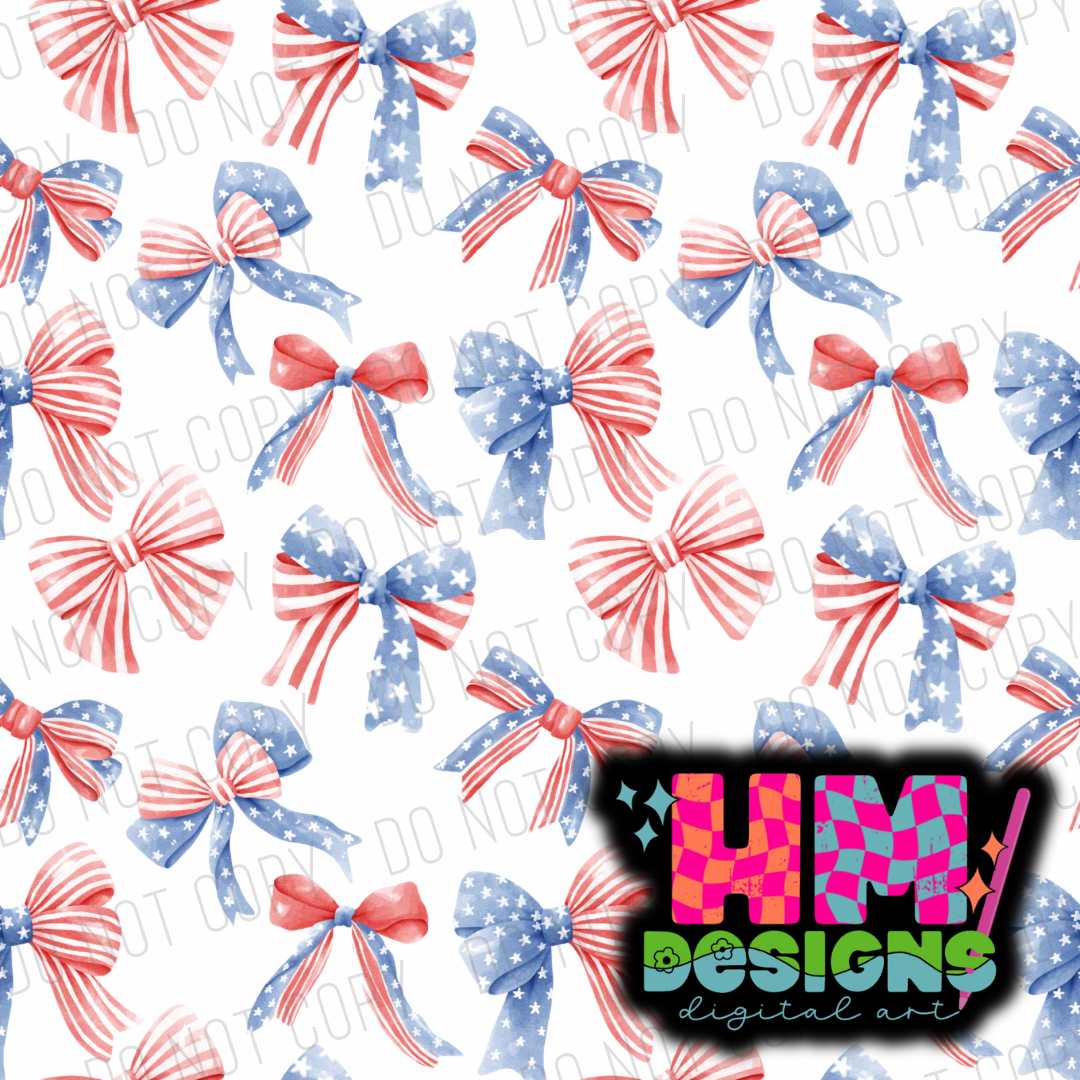 4th of july bows
