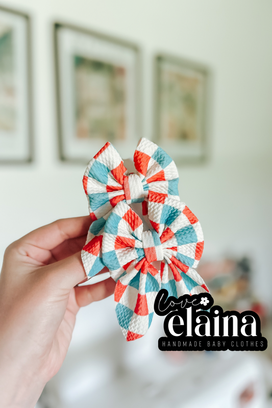 checkered sailor clips