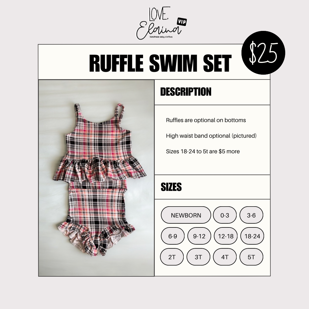 Ruffle Swim Set