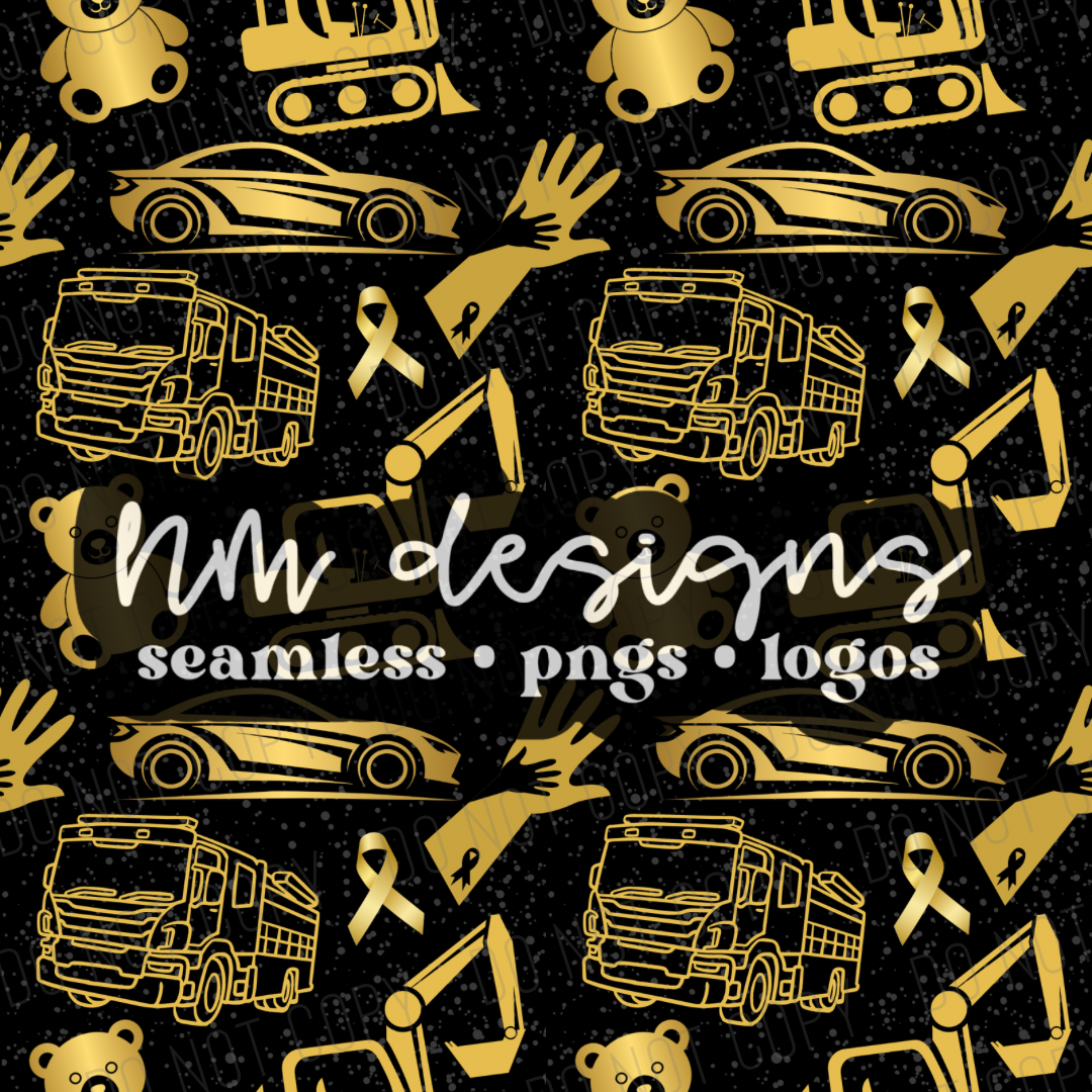 childhood cancer awareness trucks