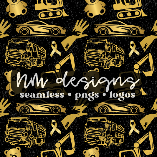 childhood cancer awareness trucks