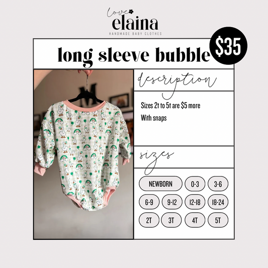 Long Sleeve Bubble Romper