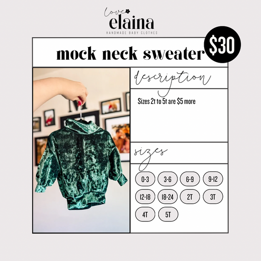 Mock Neck Sweater