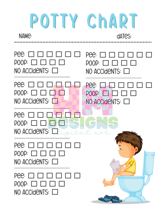 FREE potty chart