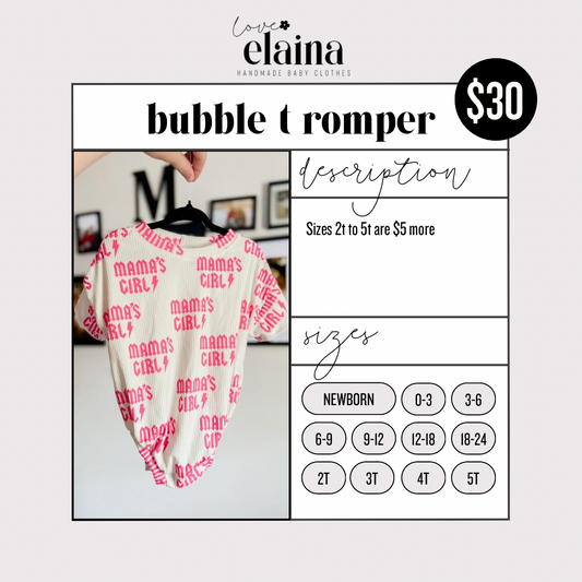 Bubble T Romper