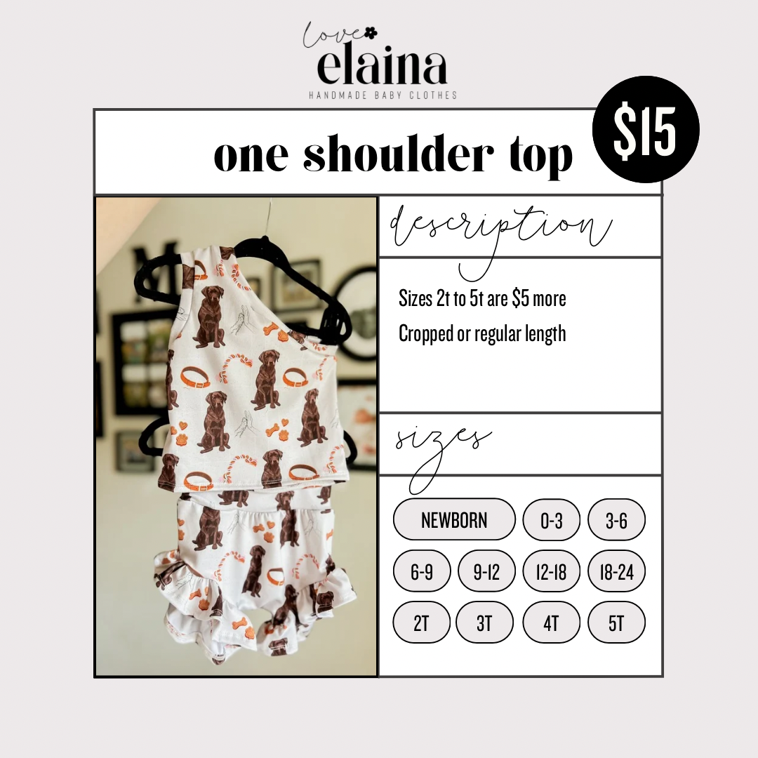 One Shoulder Top