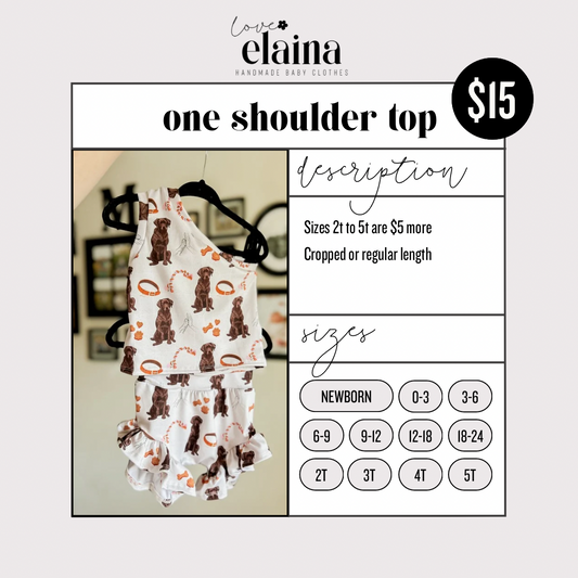 One Shoulder Top