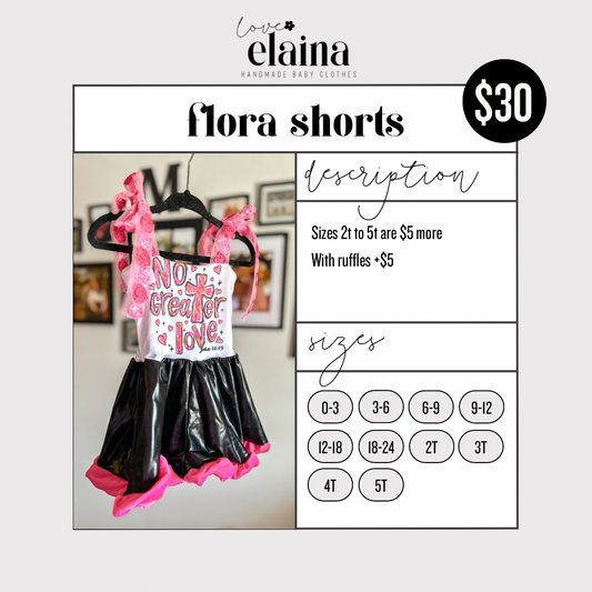 Flora Shorts Romper